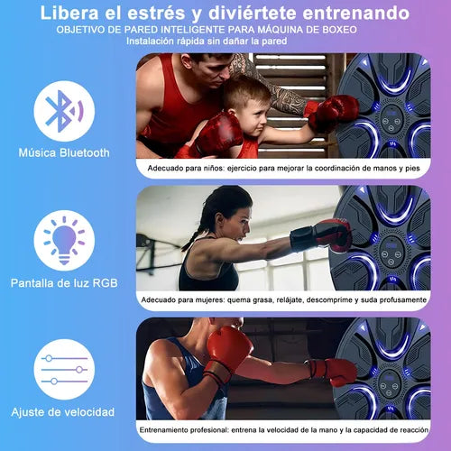 Maquina de boxeo para adultos-bluetooth