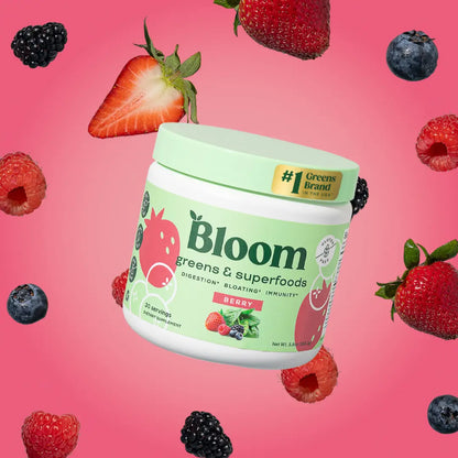Bloom Greens & Superfoods – Kiwi Fresa (100grs)